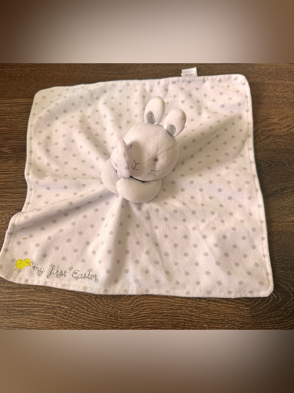 Carters Child of Mine White Rabbit Lovey First Easter Security Blanket Stuffed